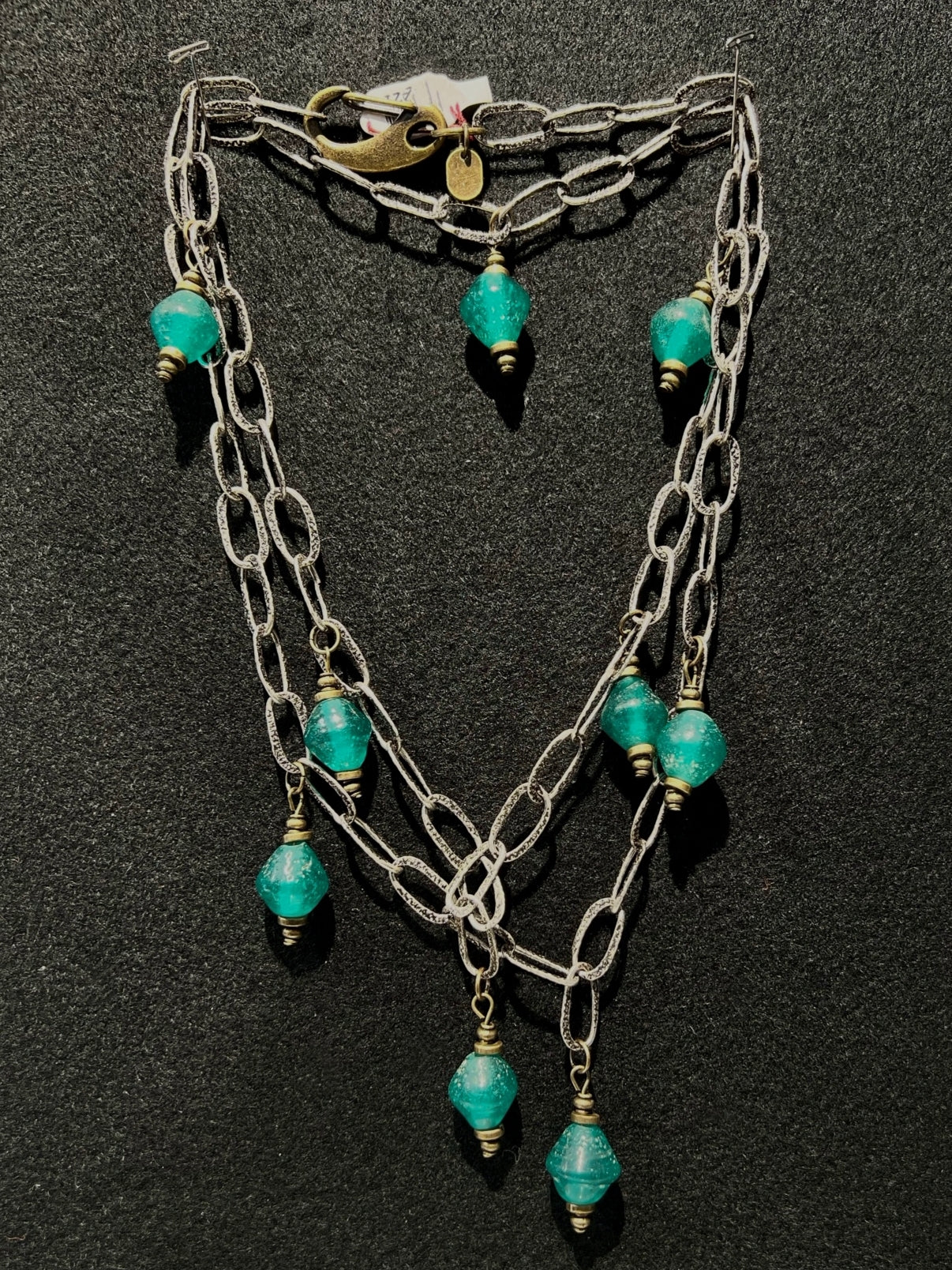Indonesian Glass Beads Necklace