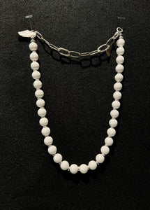Czech Opaque Glass beads Necklace