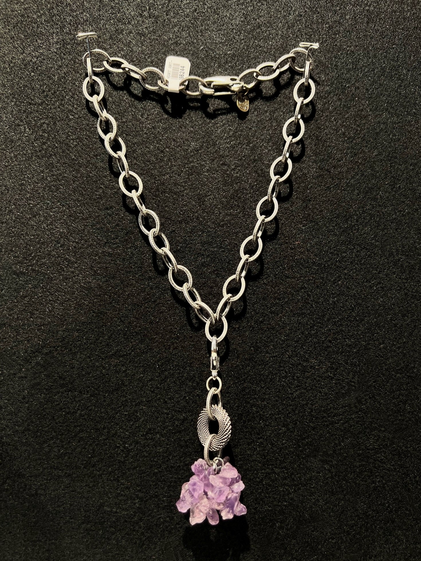 Amethyst Flower Necklace